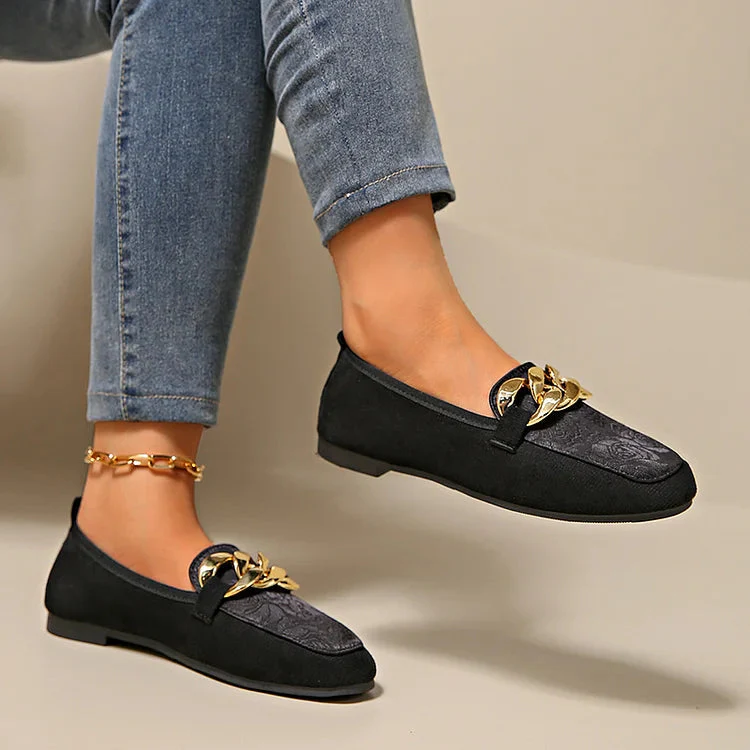 Brzyna - Elegante Loafers mit dekorativem Kettendetail - Image 11