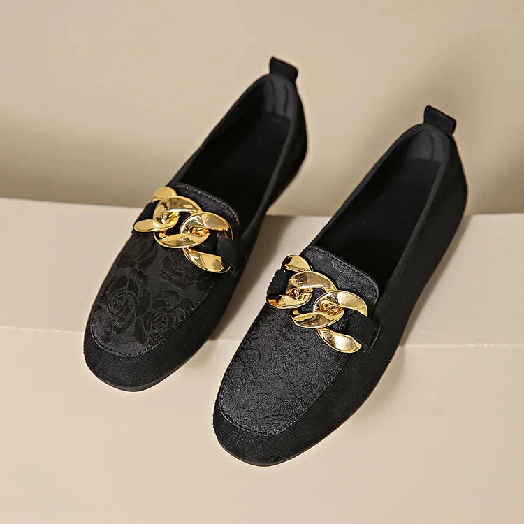 Brzyna - Elegante Loafers mit dekorativem Kettendetail - Image 15
