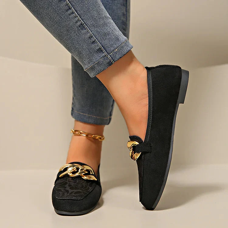 Brzyna - Elegante Loafers mit dekorativem Kettendetail - Image 6