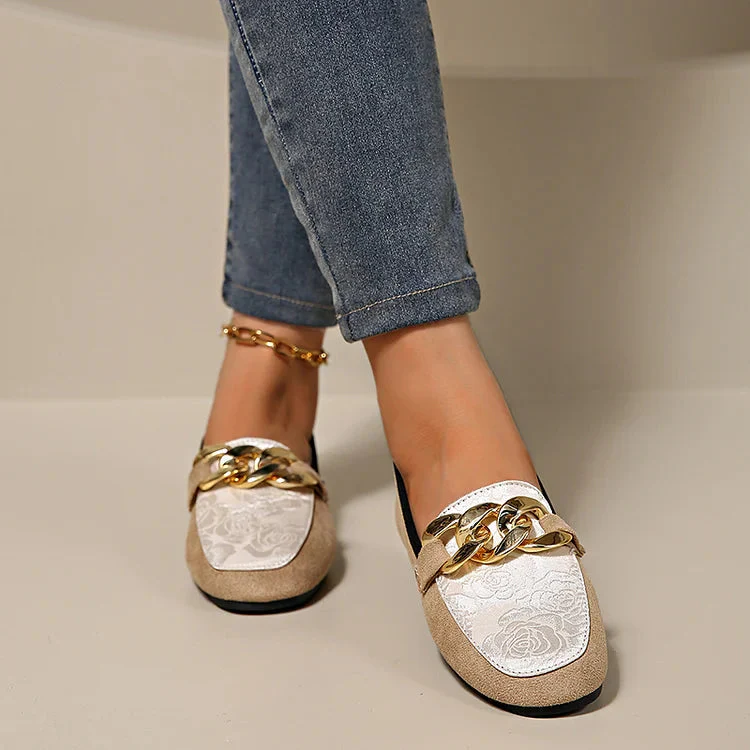 Brzyna - Elegante Loafers mit dekorativem Kettendetail - Image 8