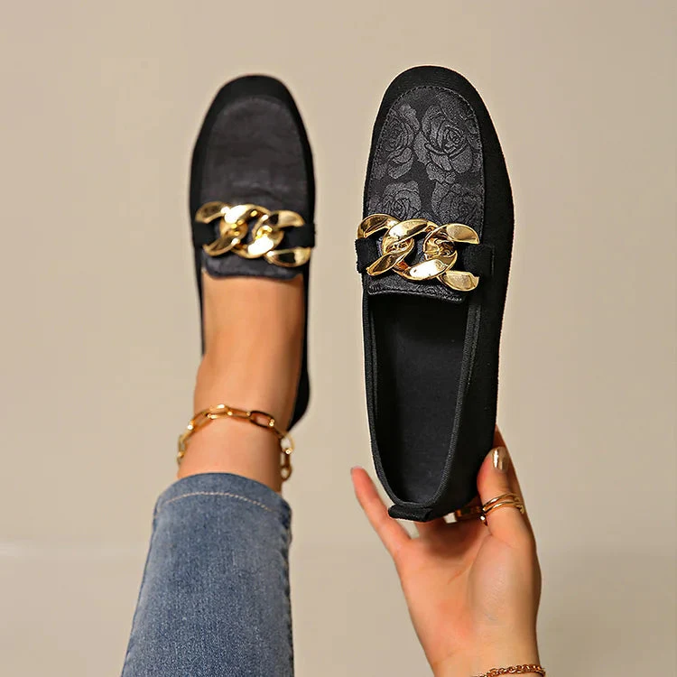 Brzyna - Elegante Loafers mit dekorativem Kettendetail - Image 9