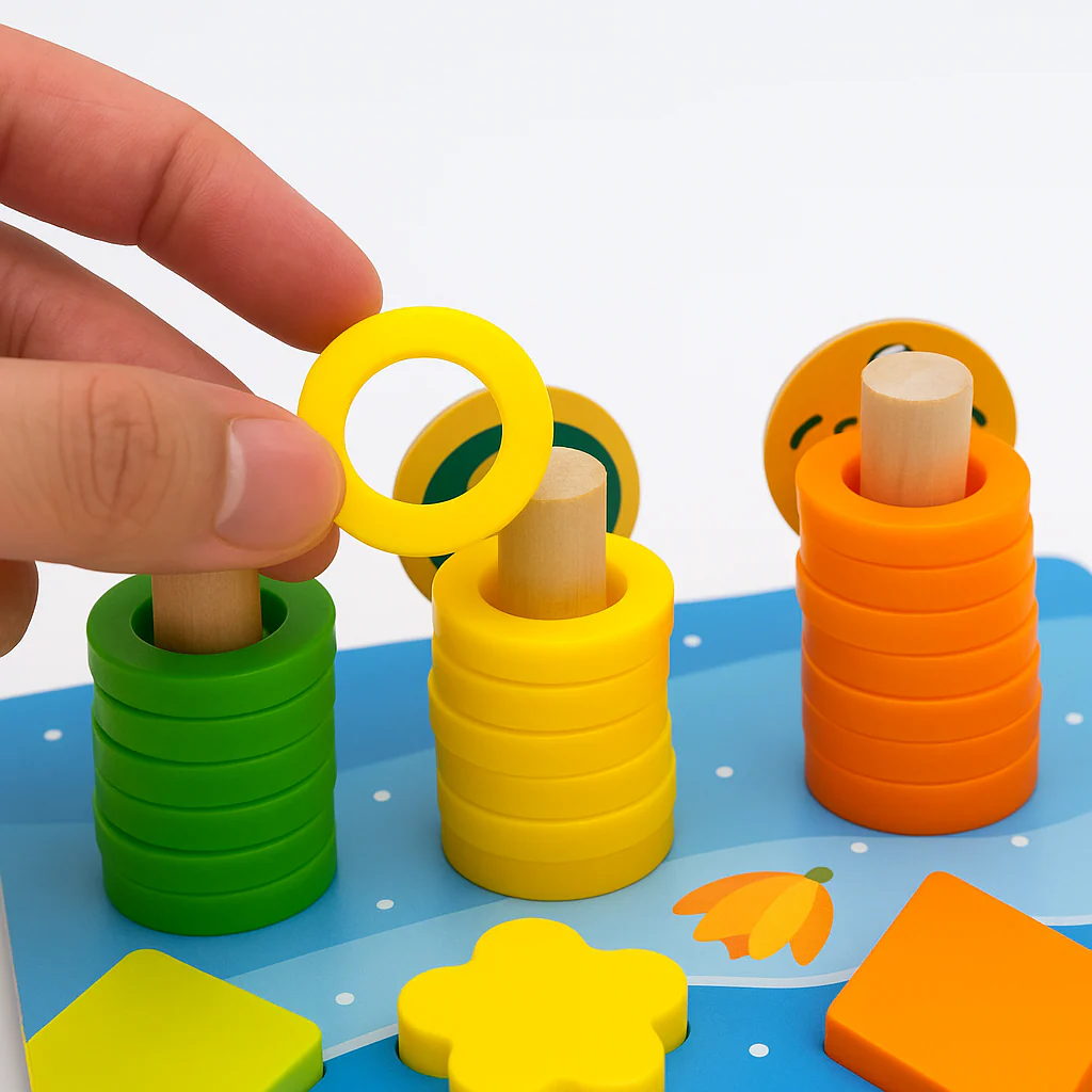 Buchenholzwunder | Montessori-Lernspielzeug für interaktives Lernen - Image 4