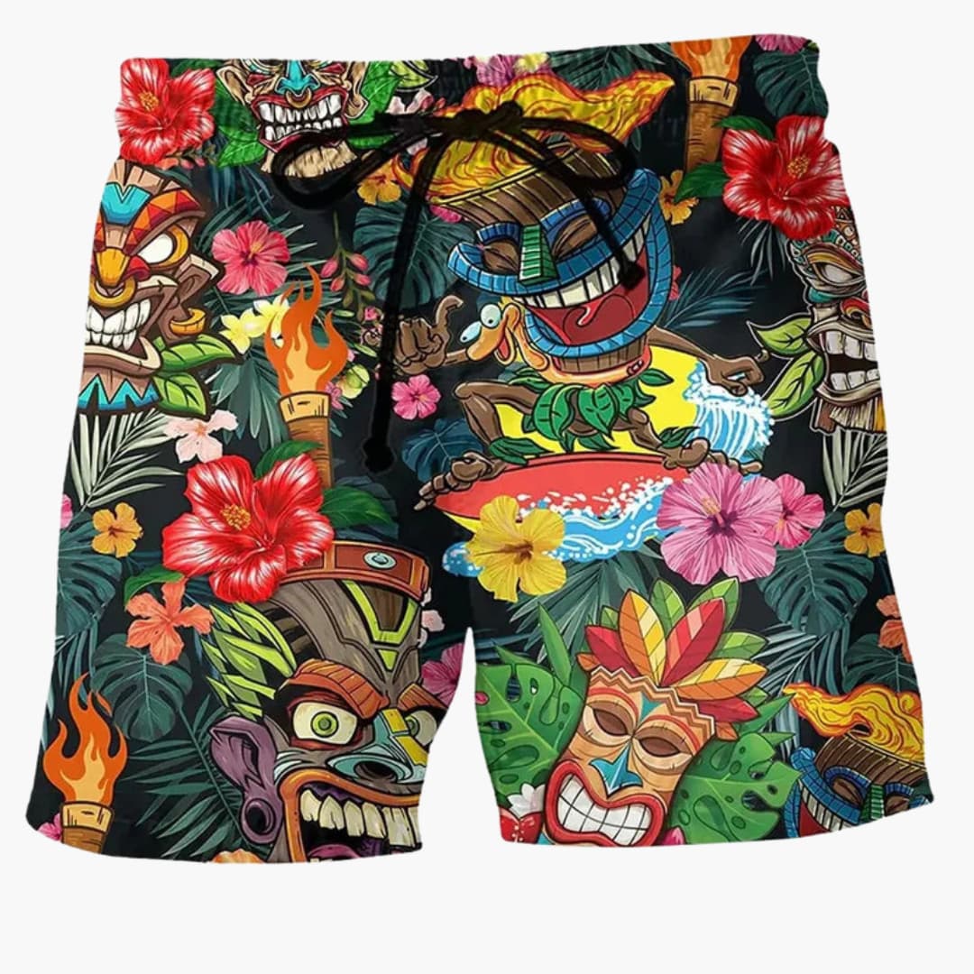 Bunte bedruckte Boardshorts für Männer - Sommerliche Strandmode - Image 7