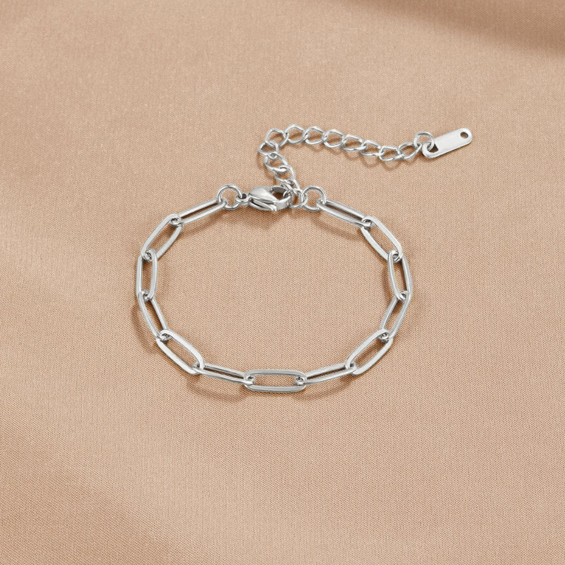 Büroklammer Silberarmband - Image 3