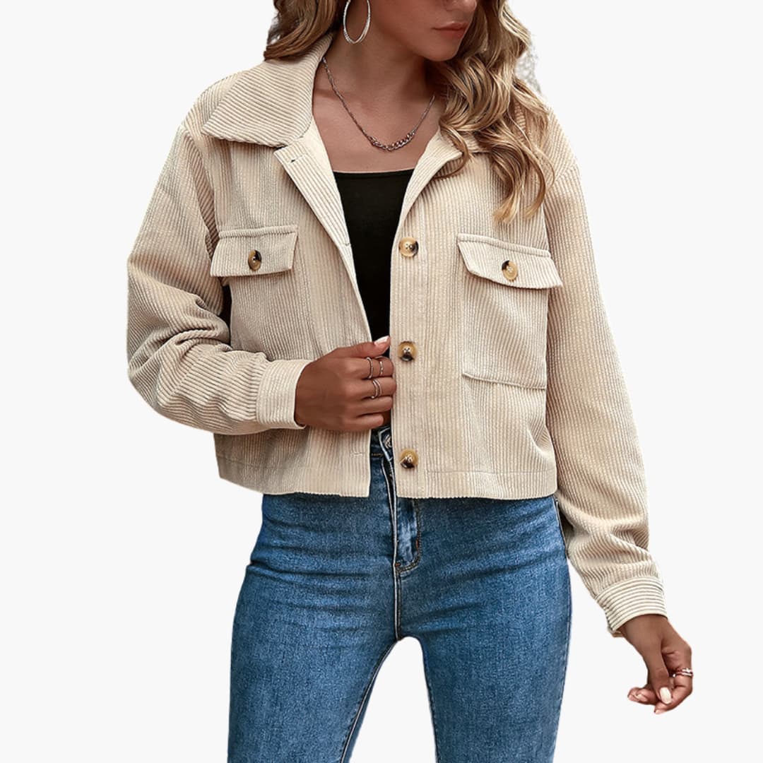 Button Closure Übergangsjacke für Damen - Image 4