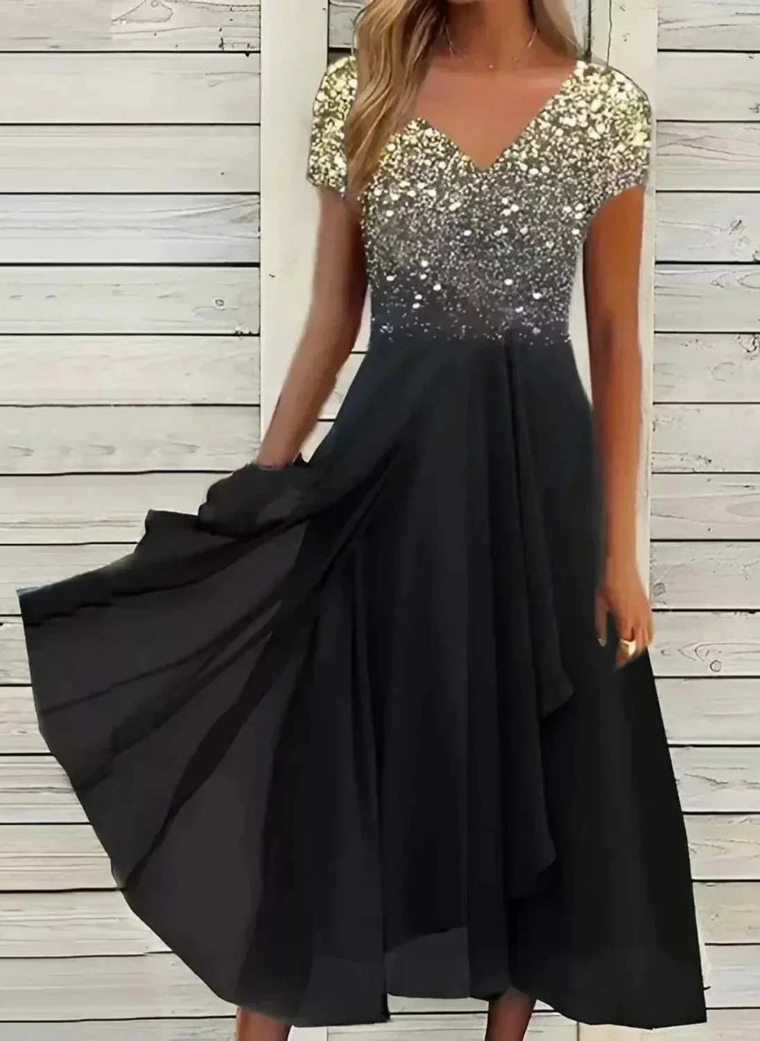 Caelina | Stilvolles Midi-Kleid - Image 2