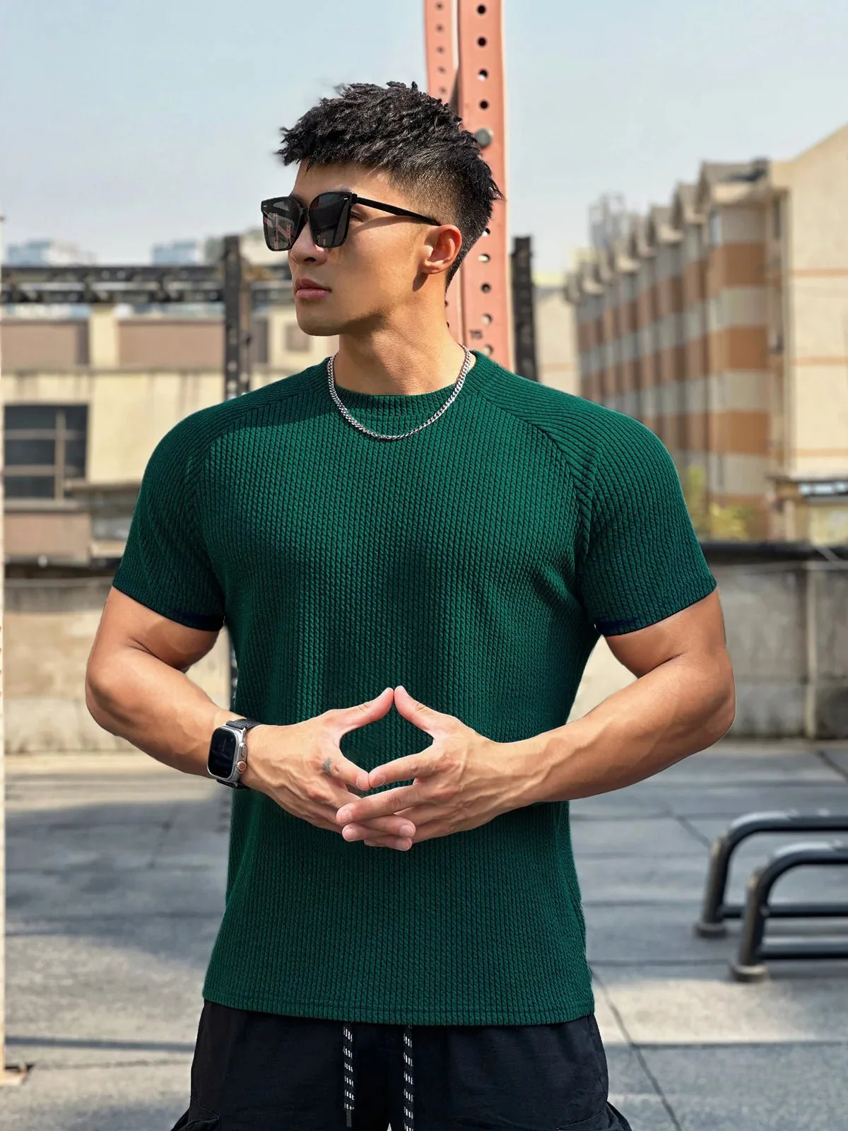 Caelis - Soft-Touch-T-Shirt in Übergröße - Image 4