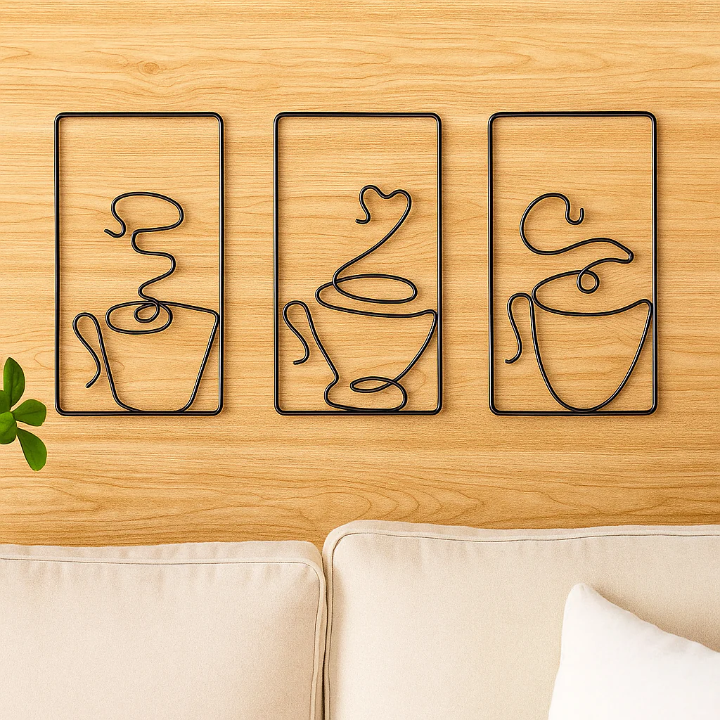 CaféCharm – Legesichere Wandkunst mit Kaffeetasse für Innen- und Außenbereich - Image 2