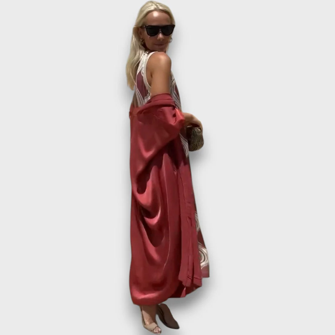 Caliera –  Maxikleid mit Cardigan - Image 3