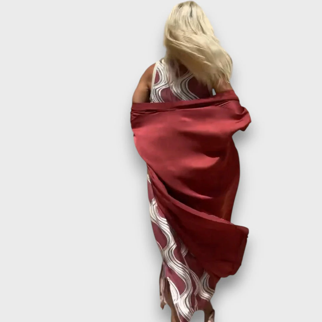 Caliera –  Maxikleid mit Cardigan - Image 4