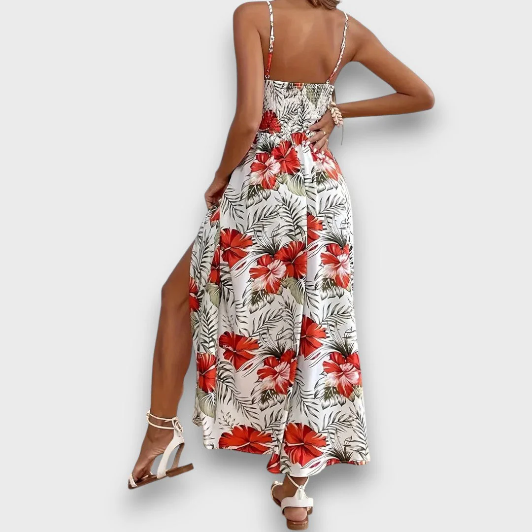 Caliora – Maxikleid mit tropischem Print - Image 3