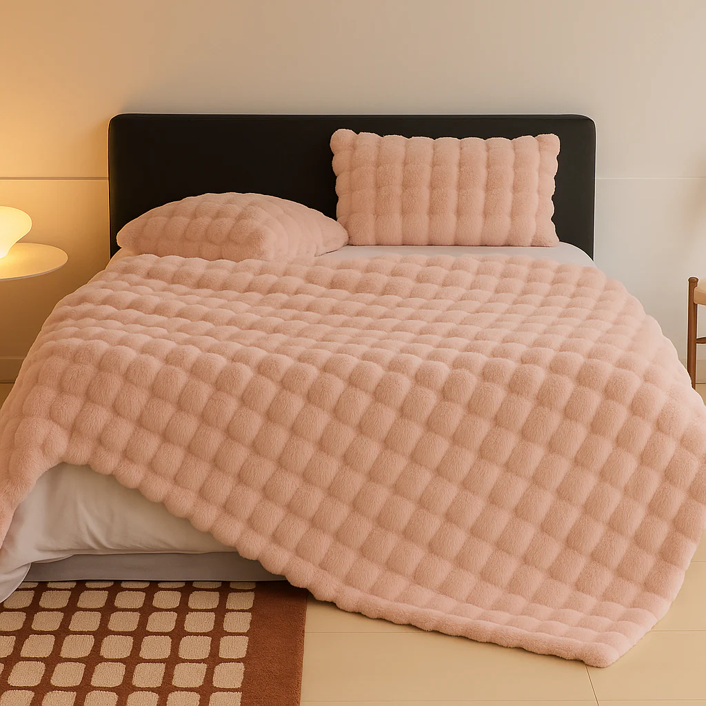 Calyra | Kuscheldecke mit weicher Blasenstruktur - Image 3