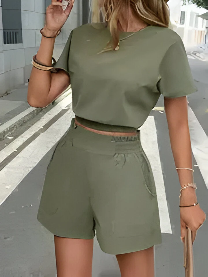 Camila |  Casual Lazy Fashion Frühjahr und Sommer Outfit Set - Image 2