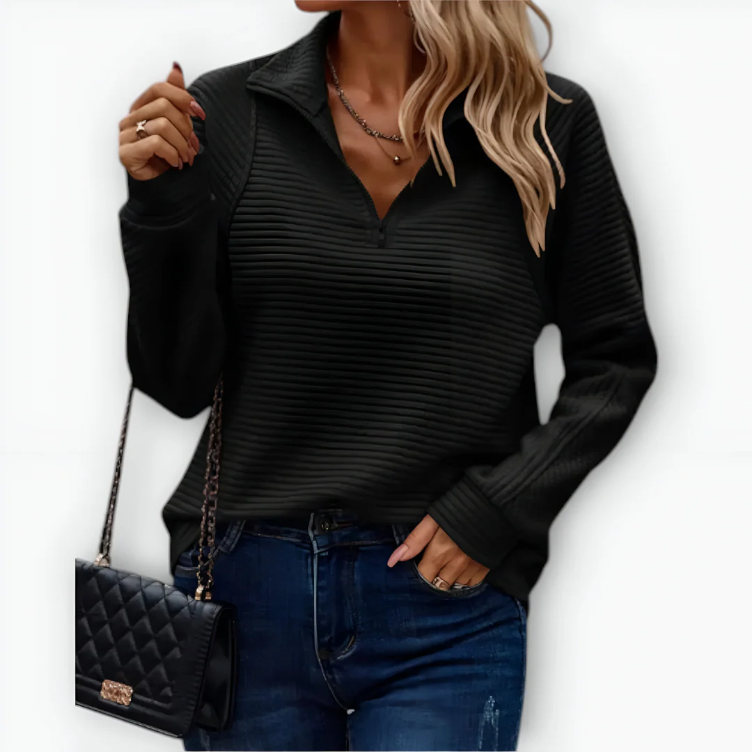 Camila | Pullover mit Halbreißverschluss - Image 2