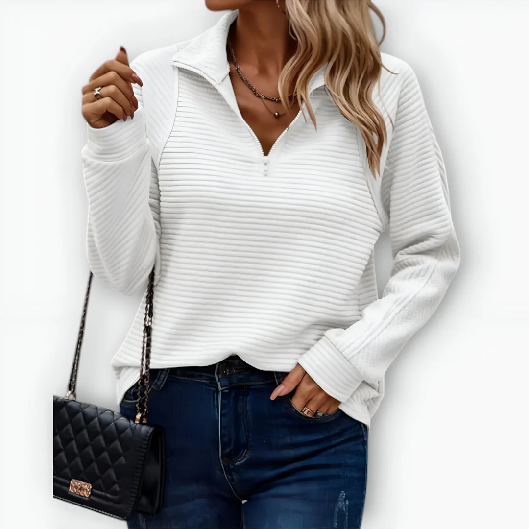 Camila | Pullover mit Halbreißverschluss - Image 5
