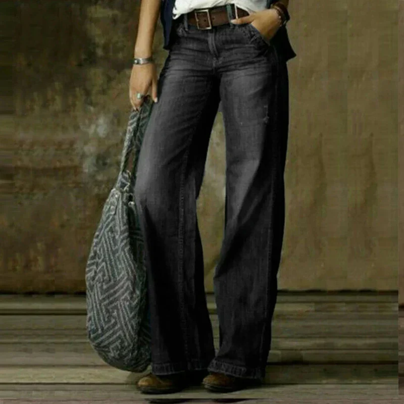 Camila – Weit geschnittene Damenjeans mit hoher Taille - Image 4