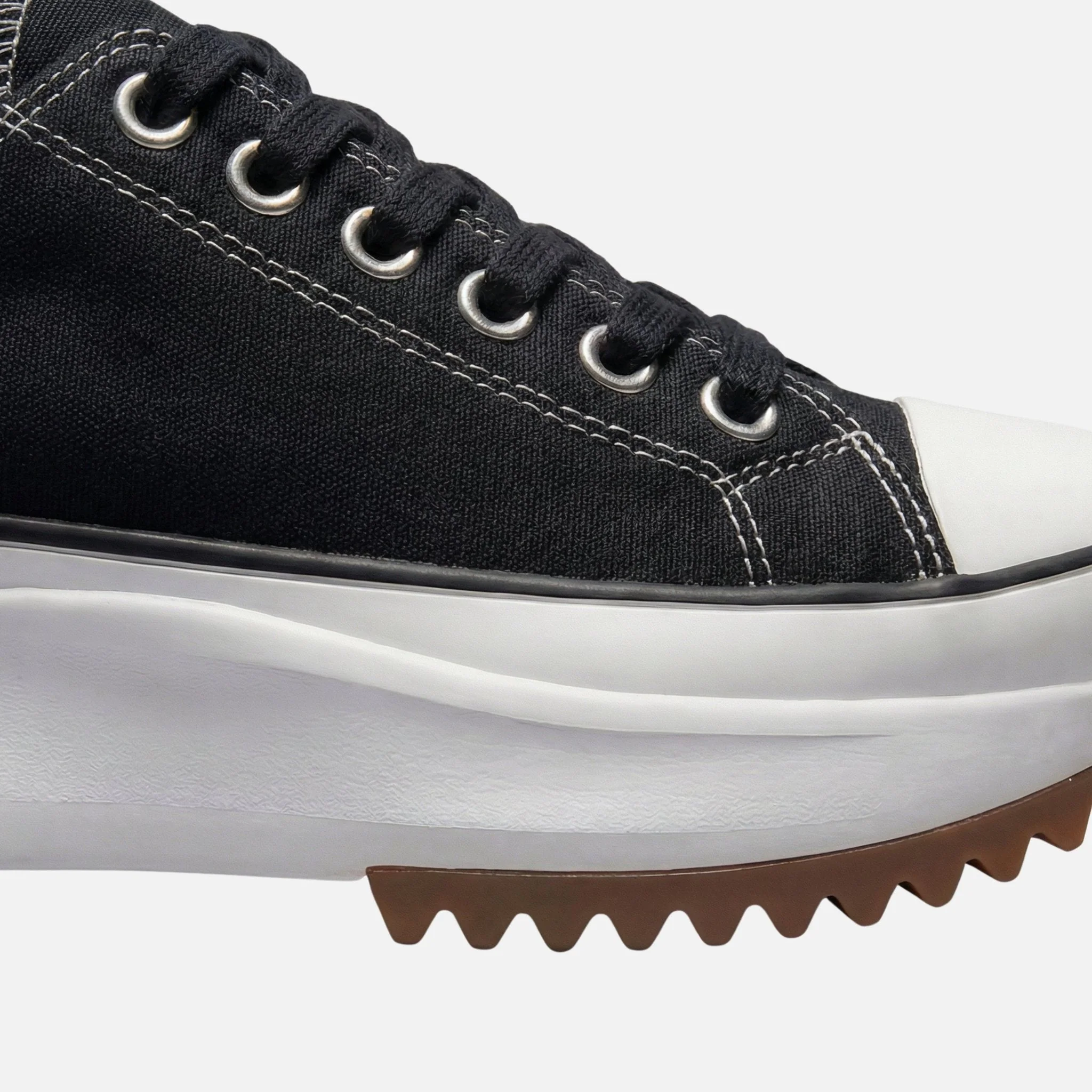Yvonne | Damen Canvas-Sneaker Plateau Wellensohle – Canvas Plateau Sneaker - Image 5