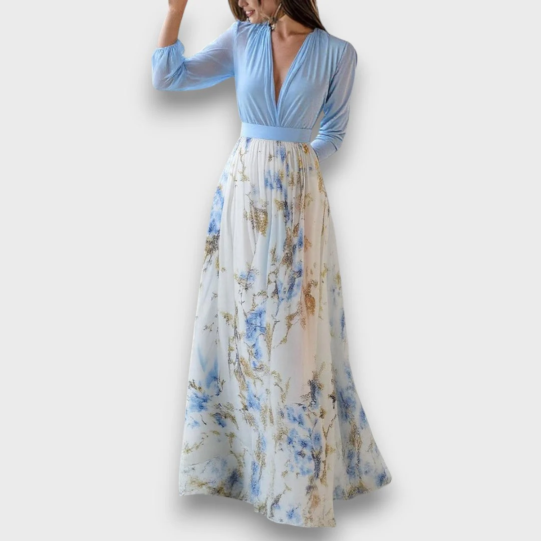 Cara – Fließendes Maxikleid mit floraler Anmut - Image 3