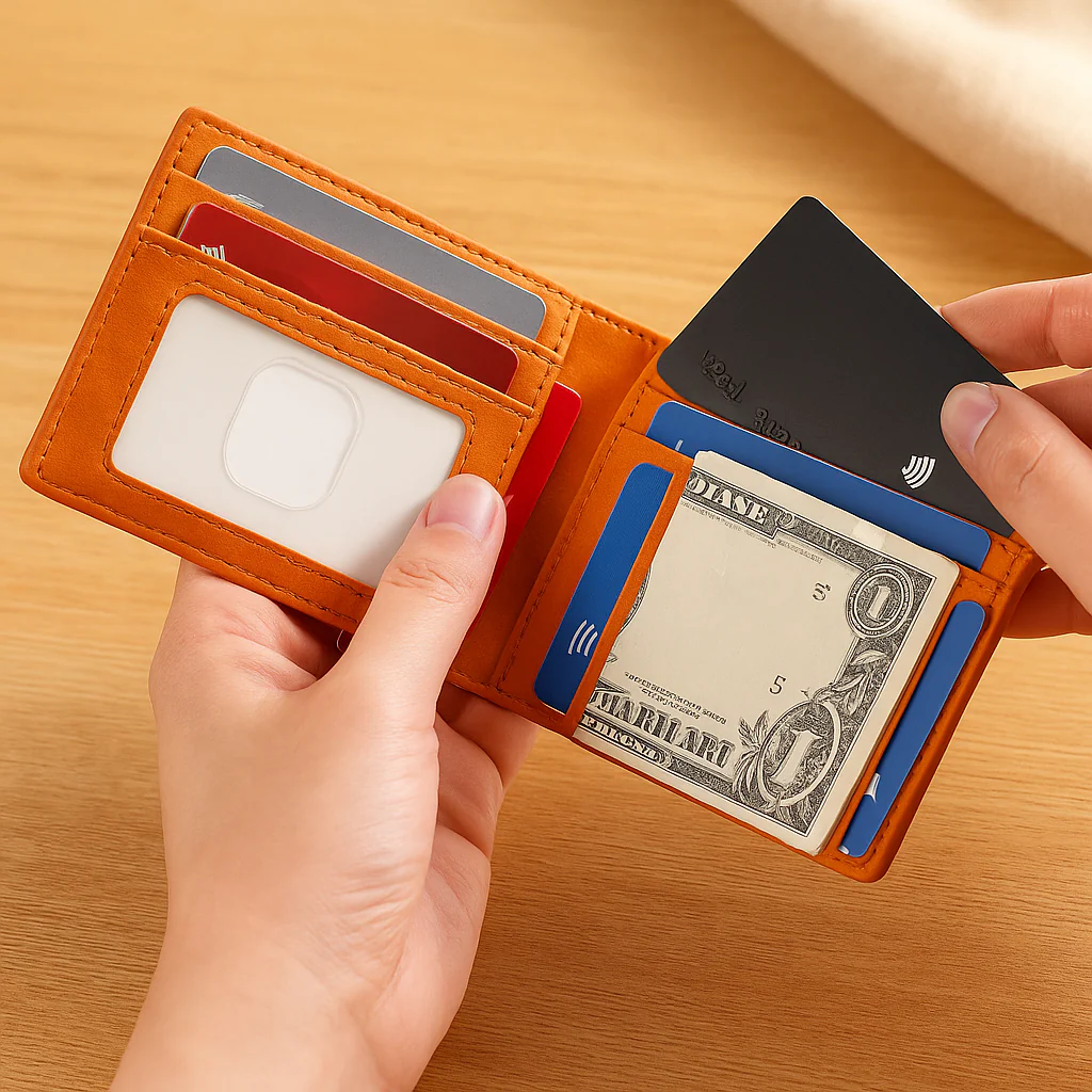 Carbonfaser Bifold Geldbörse – Schlanker RFID-blockierender Kartenhalter - Image 2
