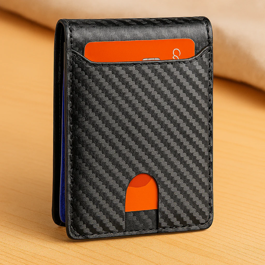 Carbonfaser Bifold Geldbörse – Schlanker RFID-blockierender Kartenhalter - Image 4