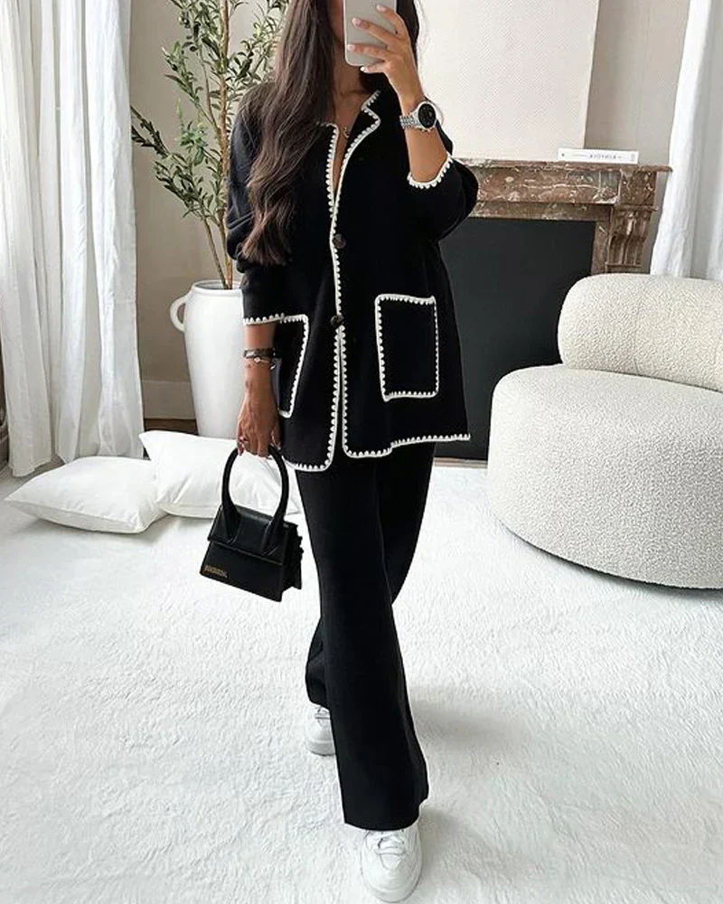 Cardigan mit Knopfleiste für Damen - Image 2