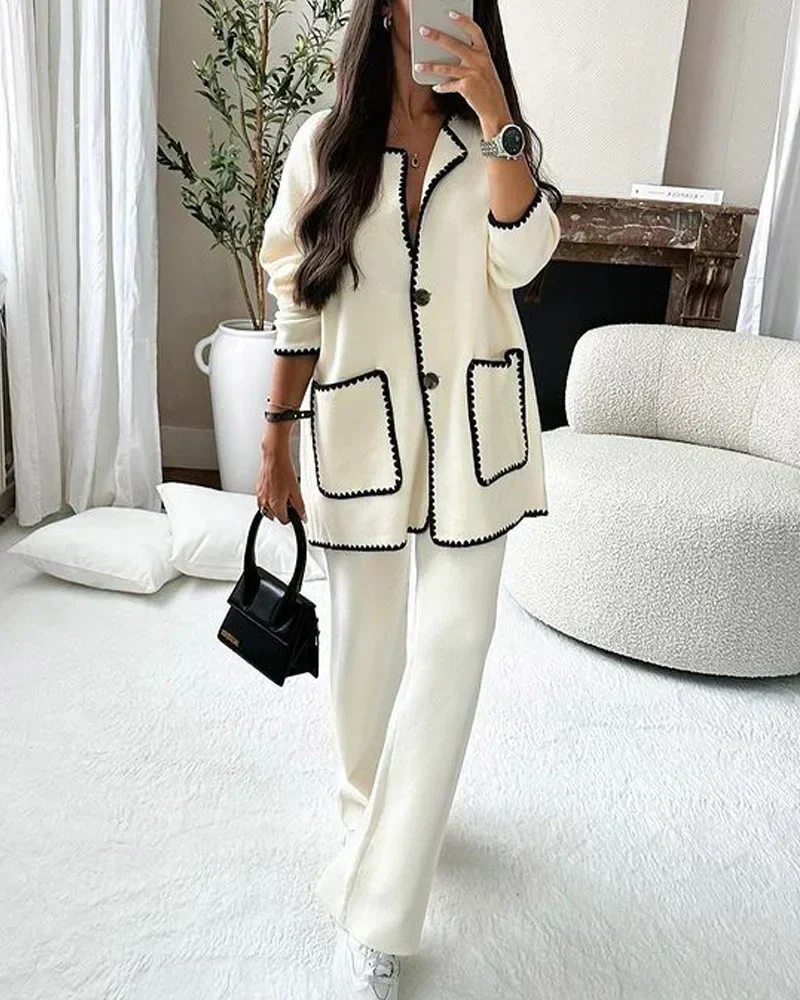 Cardigan mit Knopfleiste für Damen - Image 3