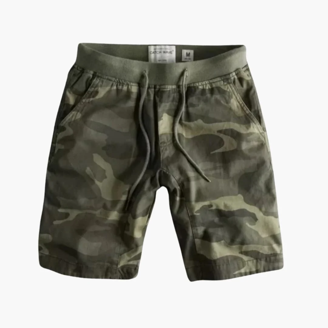 Cargoshorts für Herren - Camouflage Look mit Kordelzug - Image 4