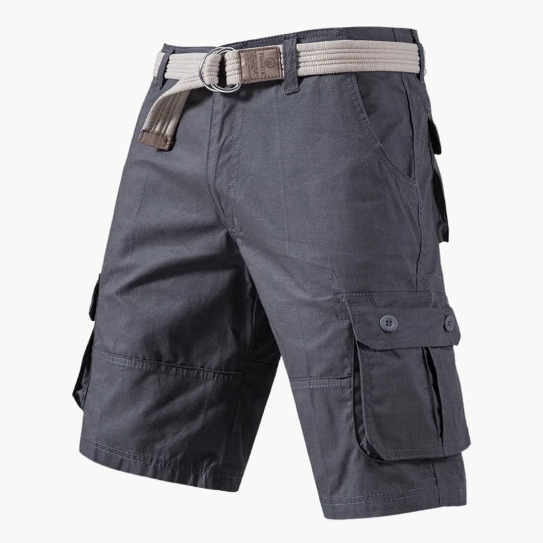 Cargoshorts mit Gürtel und Taschen - für Herren im Freizeitstil - Image 5