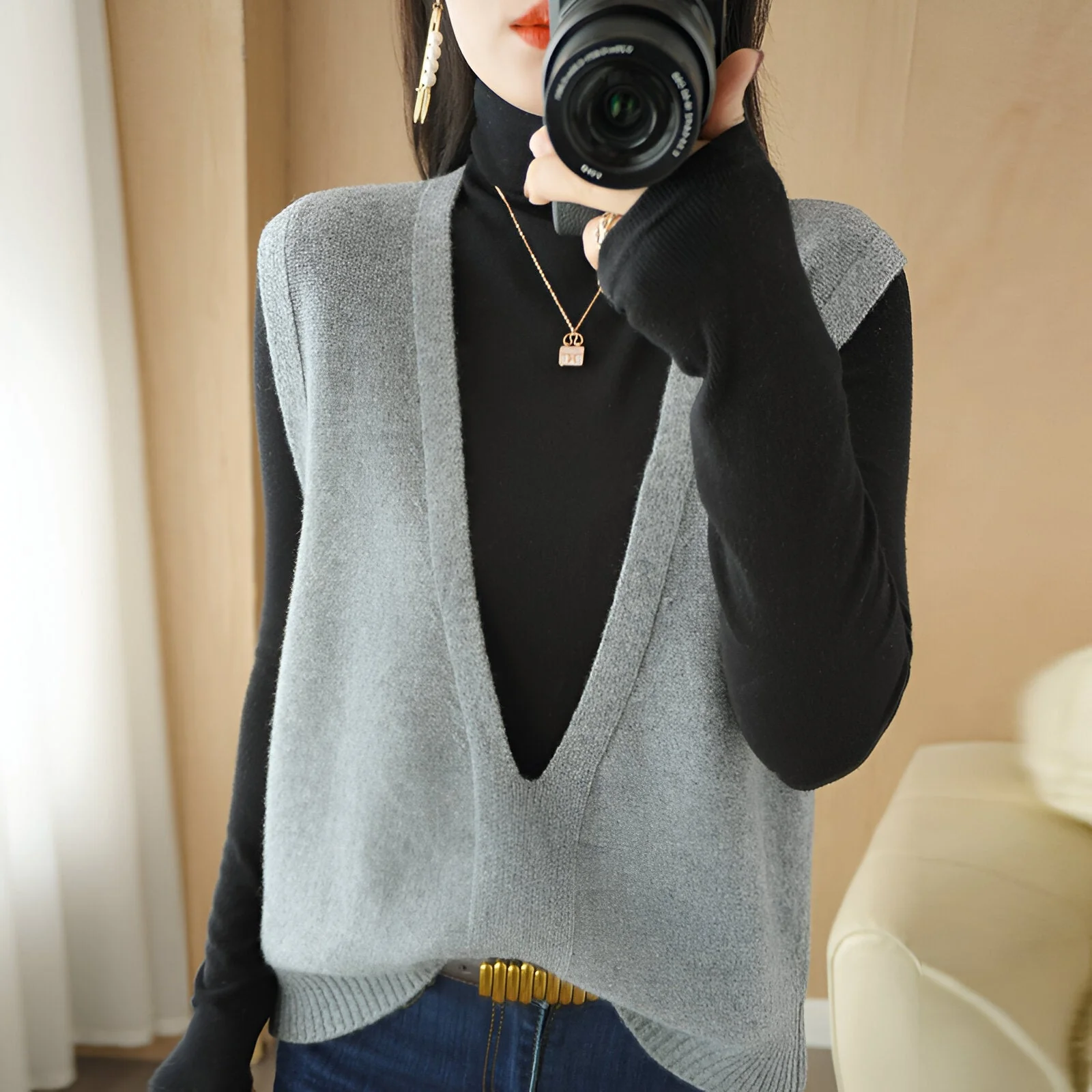 Carla | Bequemes und stilvolles Strick-Westen - Image 10