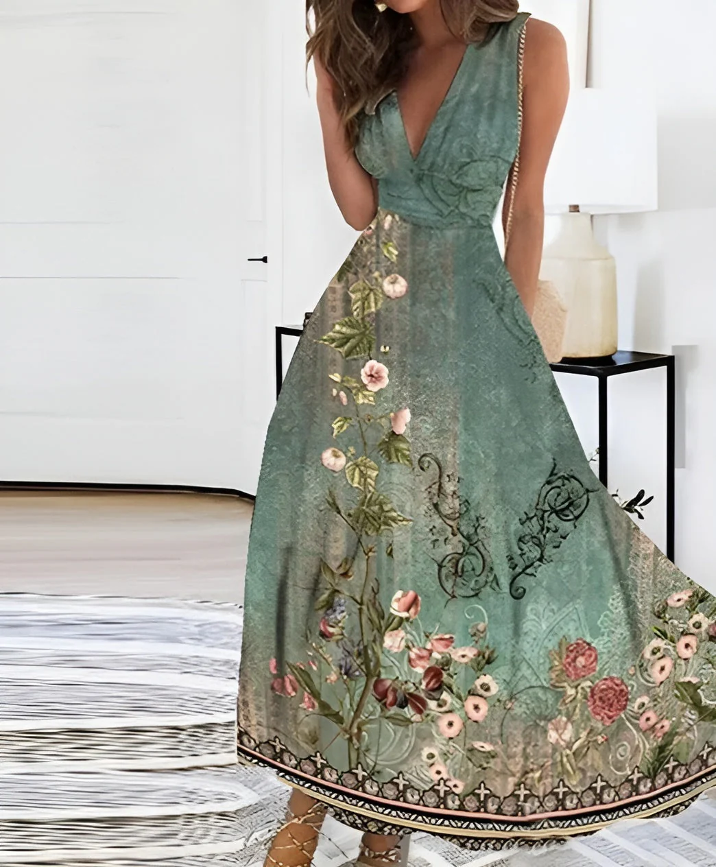 Carla | Elegantes ärmelloses Sommerkleid für Frauen - Image 3