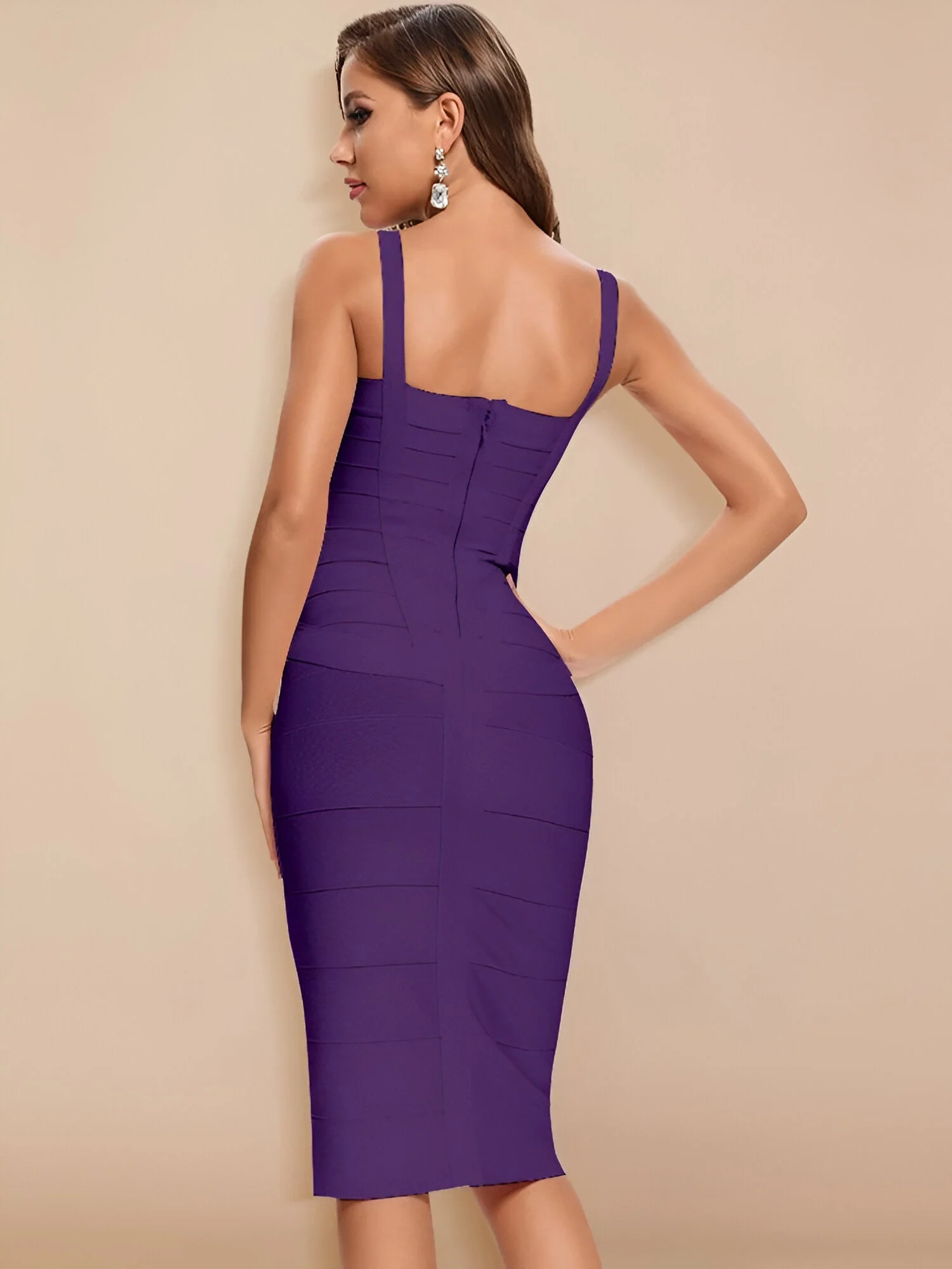 Carla | Elegantes Vintage Bandage Kleid - Image 6
