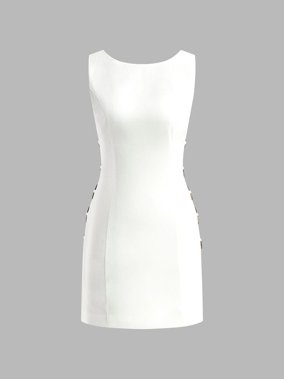 Carlotta | Elegantes Minikleid mit Cut-Outs & Ring-Details - Image 8