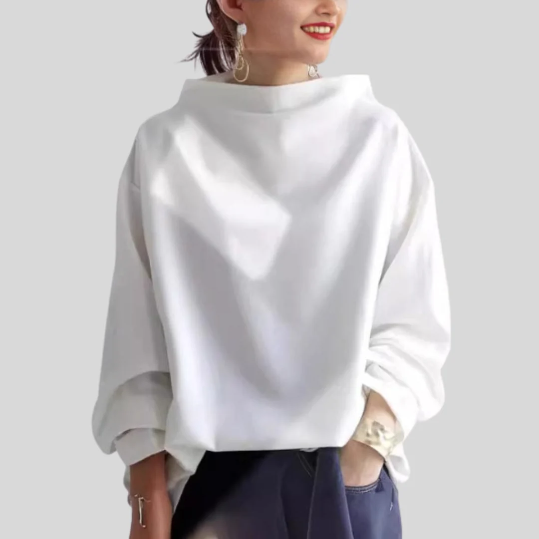Carmen | Damen Oversized Rollkragenpullover - Image 4