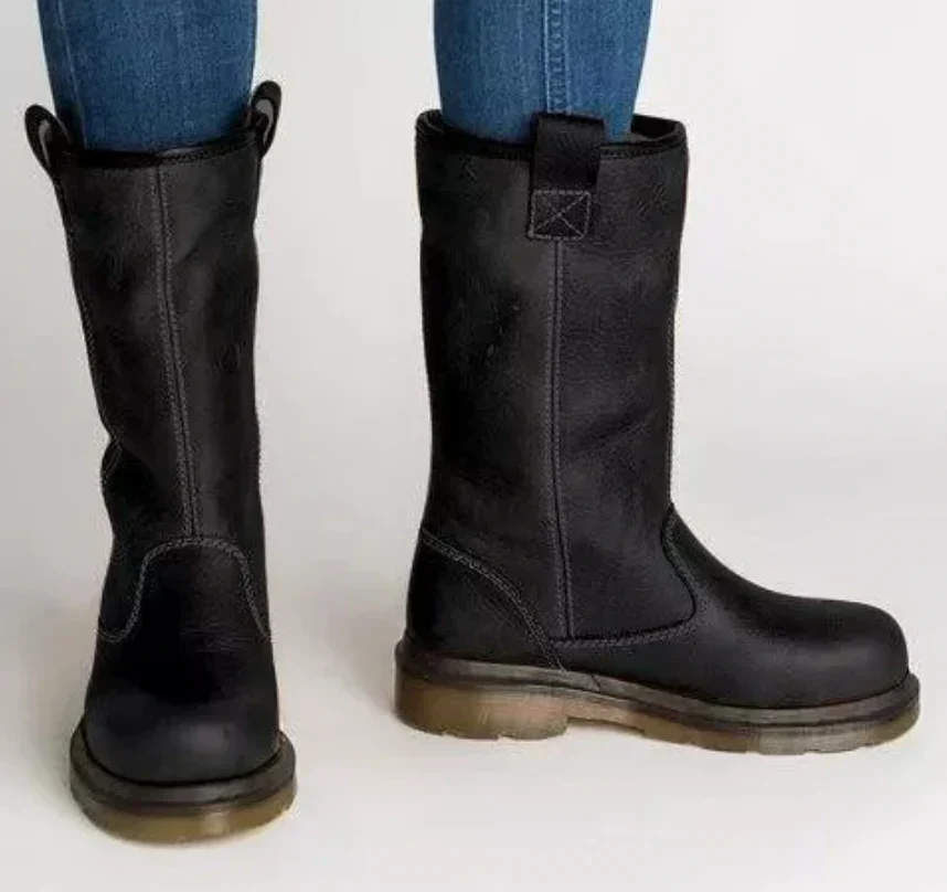 Carmen – Robuste klassische Damen Lederstiefel in Mid-Cut-Form - Image 2