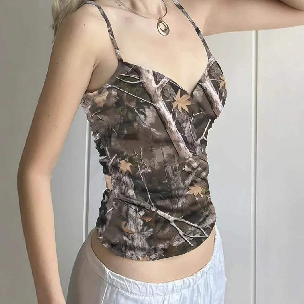 Caroline- Damen Tops mit kunstvollem Grafikdruck - Image 2