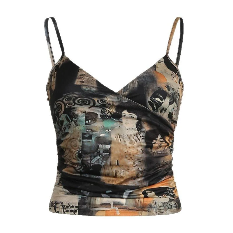 Caroline- Damen Tops mit kunstvollem Grafikdruck - Image 8