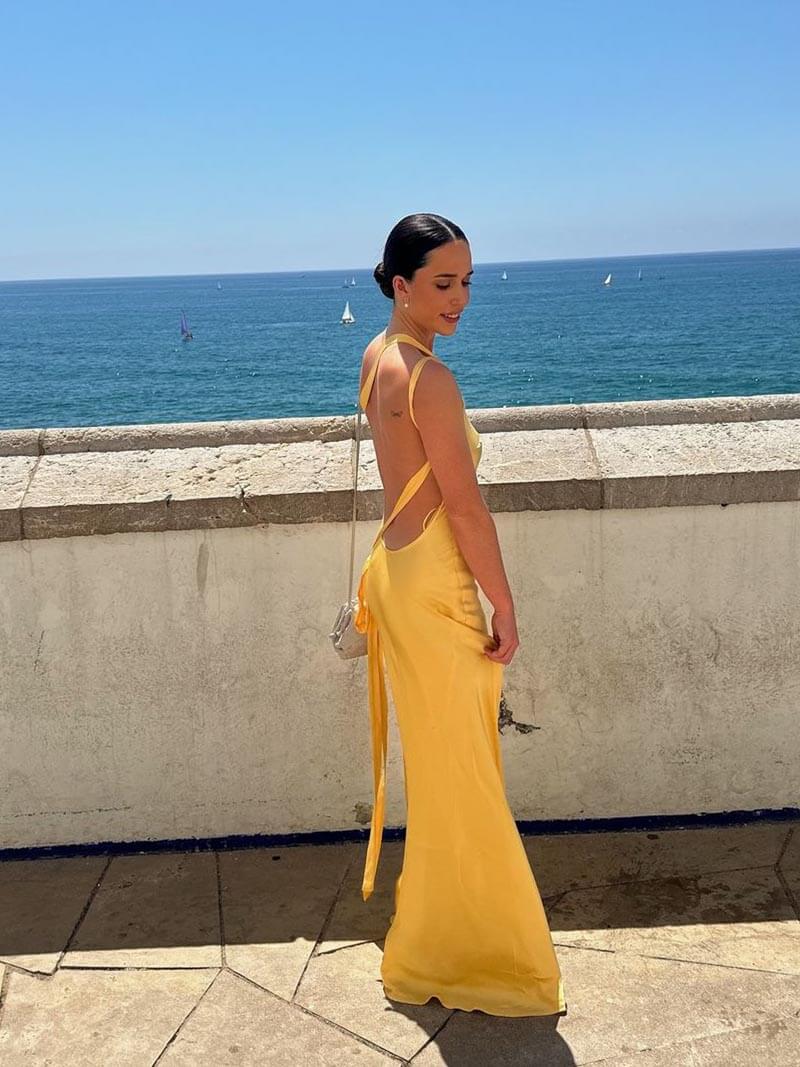 Caroline - Rückenfreies Maxikleid - Image 3
