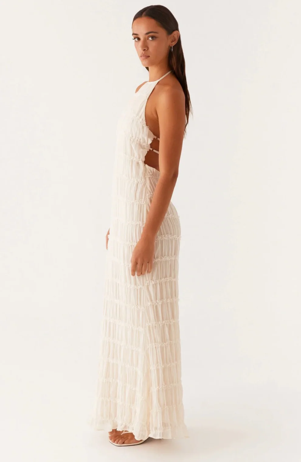 Caroline | Texturiertes Halterneck-Maxikleid - Image 14