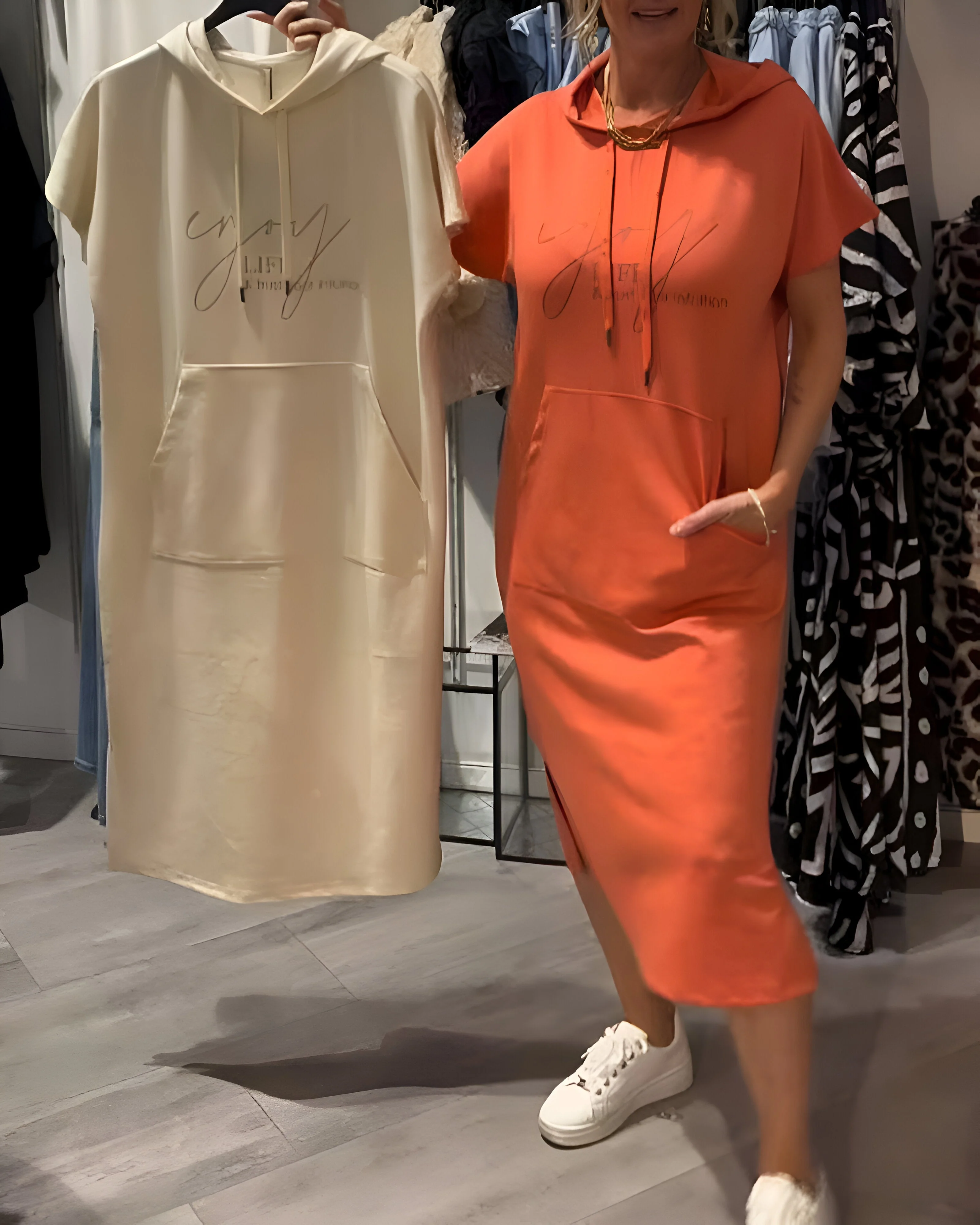 Catalina | Bequemes Hoodie-Kleid - Image 14