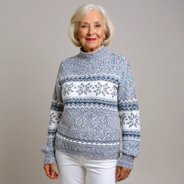 Caterina - Handge Fertigt Woll Pullover - Image 2