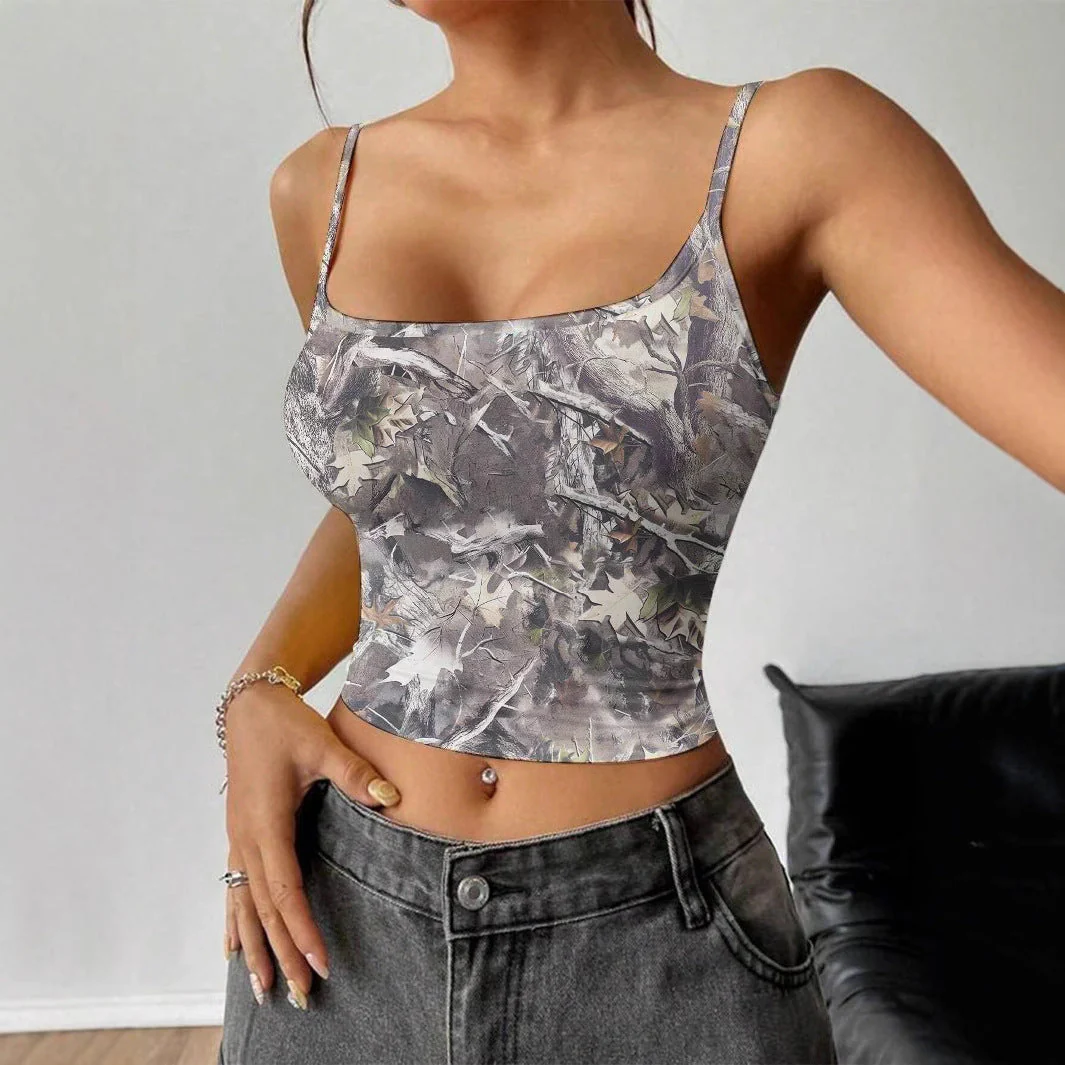 Cecilia- Damen Top mit feinem Blattdruck - Image 2