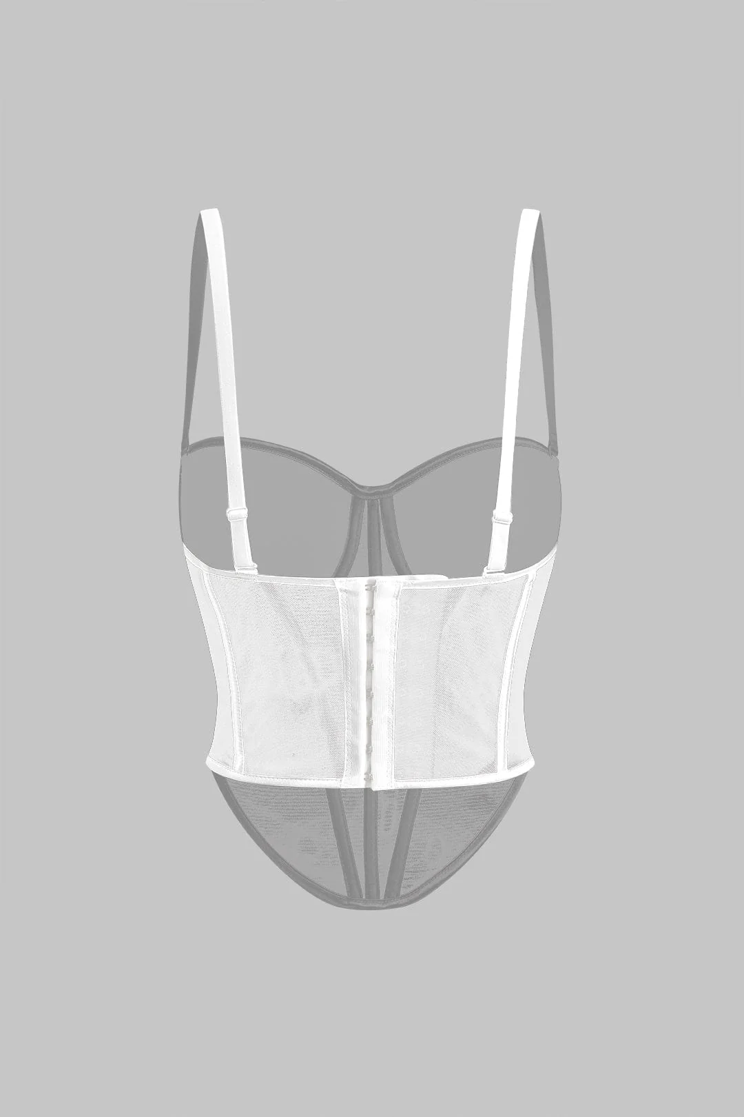 Cecilia | Elegantes Mesh-Korsett-Top mit Kontrastpaspeln - Image 11