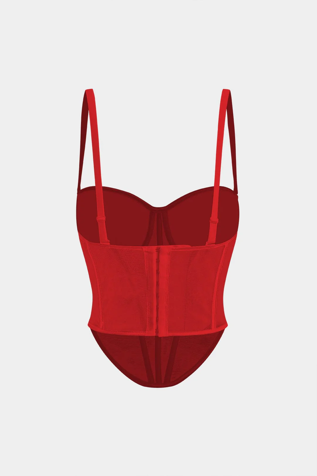 Cecilia | Elegantes Mesh-Korsett-Top mit Kontrastpaspeln - Image 13