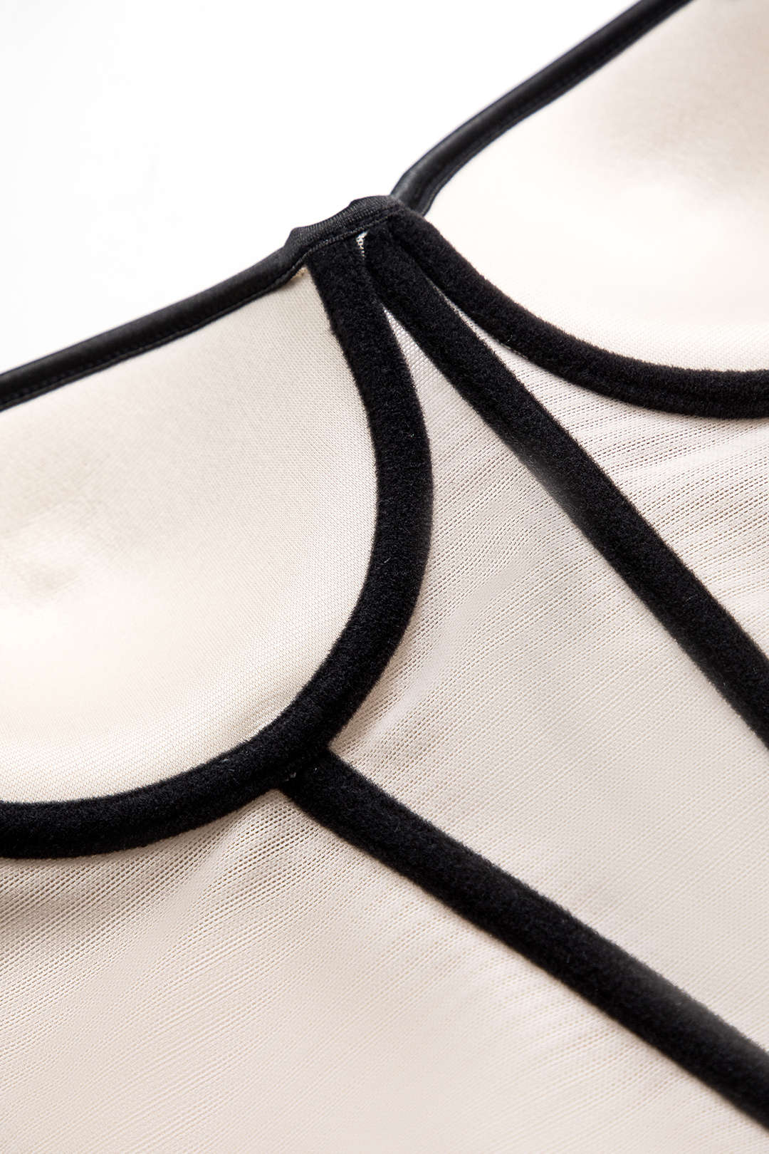 Cecilia | Elegantes Mesh-Korsett-Top mit Kontrastpaspeln - Image 7