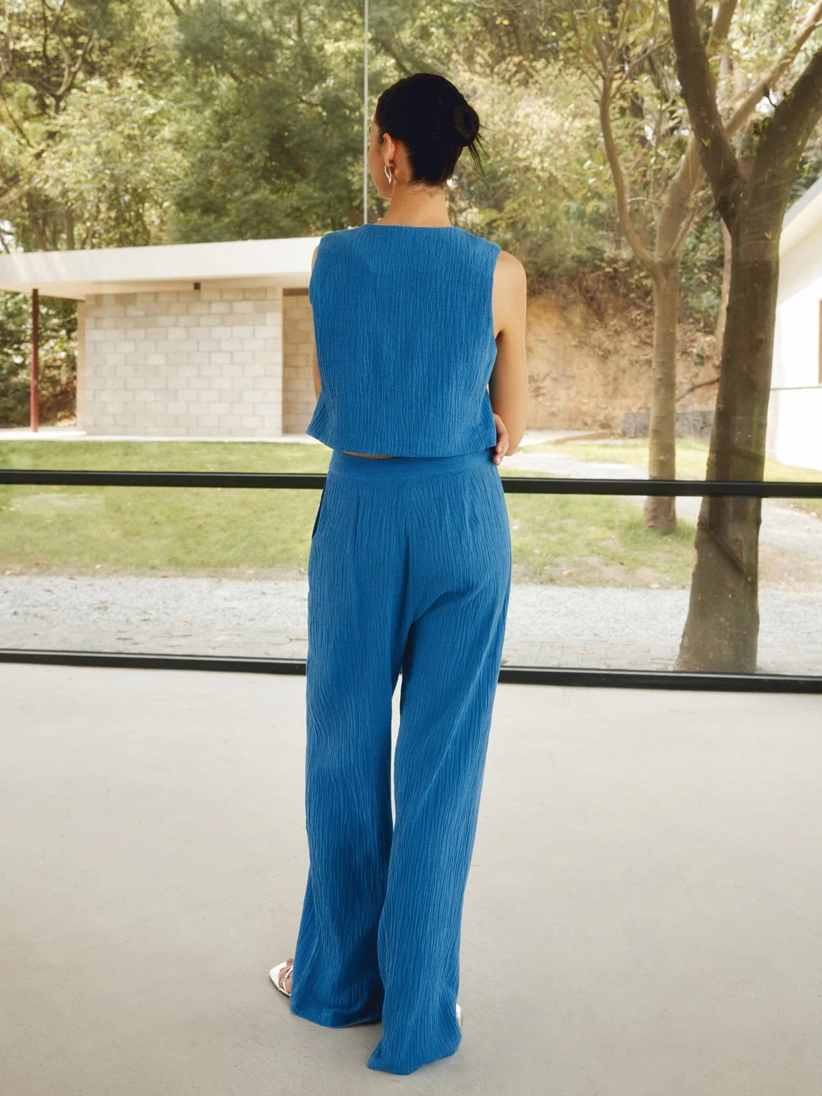 Celeste | Eleganter Plissee-Zweiteiler – Zeitlose Raffinesse in moderner Silhouette - Image 5