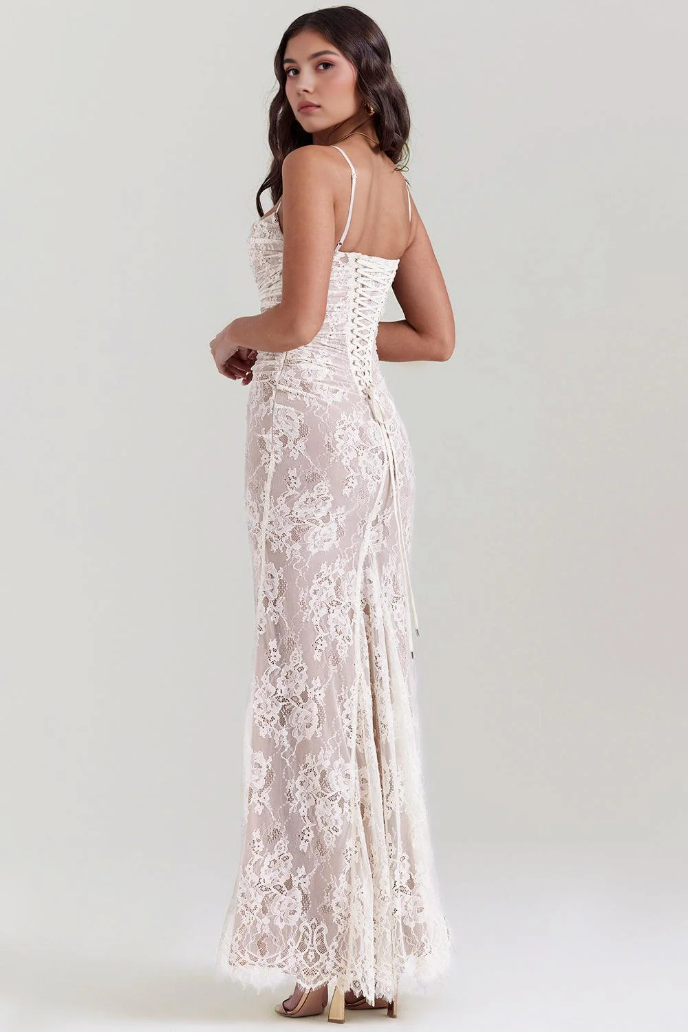 CELESTE - Spitzen Maxi Kleid - Image 5