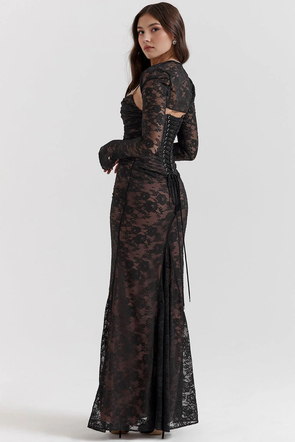 CELESTE - Spitzen Maxi Kleid - Image 7