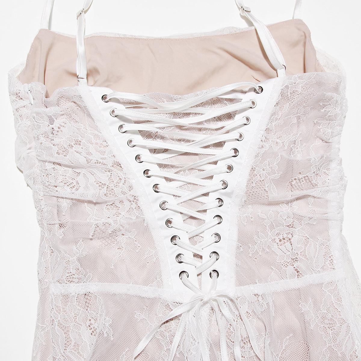 CELESTE - Spitzen Maxi Kleid - Image 9