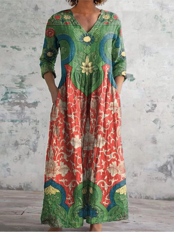Celestine | Elegantes Maxi-Blumenkleid - Image 2