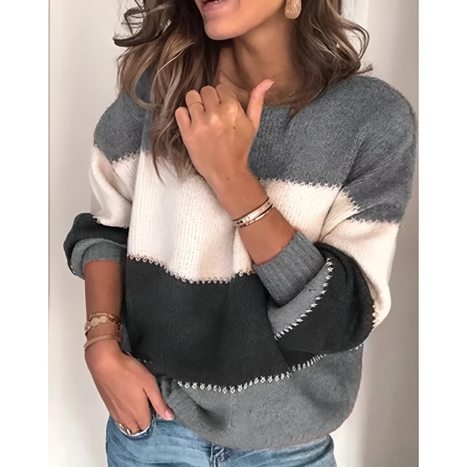 Celia | Bequemes Oversized Sweatshirt - Image 4